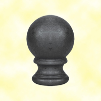 Pommeau pigne fonte H125mm