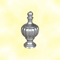 Pommeau aluminium H128mm