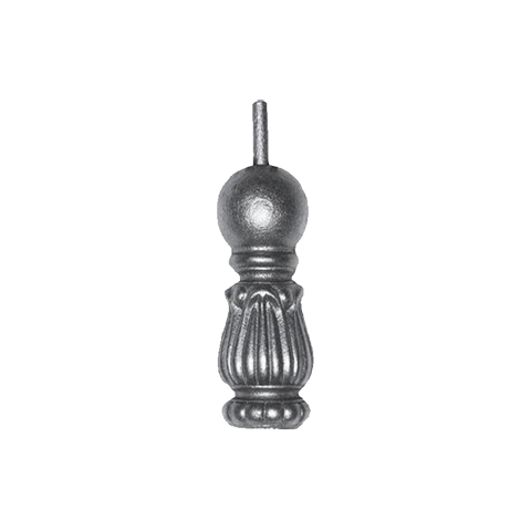 Chapiteau fonte droit FC1802 Accessoire d'escalier Chapiteau FC1802