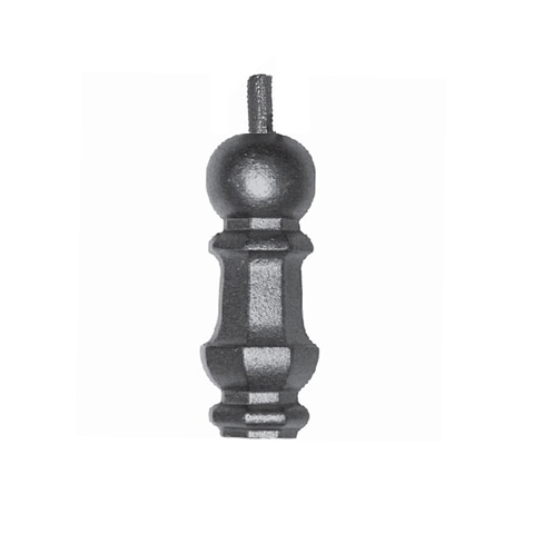 Chapiteau fonte hexa droit FC1805 Accessoire d'escalier Chapiteau FC1805