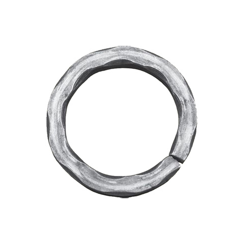 Cercle fer forg 110mm 14x14mm FE1909 Cercle En acier ferm FE1909