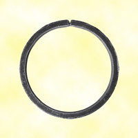 Cercle fer forg 135mm 20x8mm