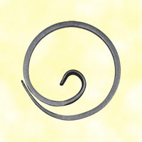 Escargot cercle 110mm 14x6mm