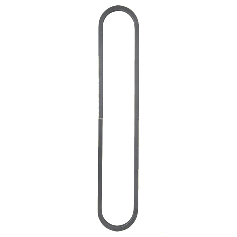 Ovale H710x130mm 14x14mm FE1936 Ovale En acier FE1936