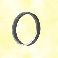 Cercle aluminium 100mm 14x5mm