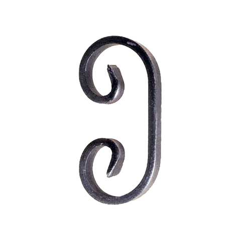 Volute forge en C H110 12x6 FF2001 Volute Volute extrmit simple FF2001