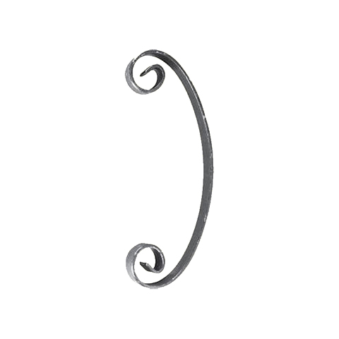 Volute forge en C H220 16x4 FF2022 Volute Volute extrmit simple FF2022