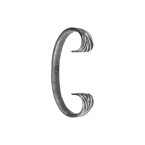 Volute forge en C H110 14x6 FF2090 Volute Volute extr patte d'oie FF2090