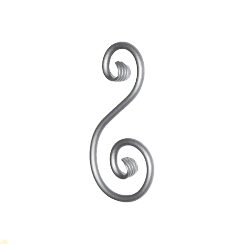 Volute forge en S H230 12 FF2100 Volute Volute extr patte d'oie FF2100