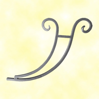 Support marquise H480mm 20x20mm