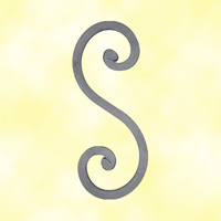 Volute noyaux en S H325mm 16x16mm