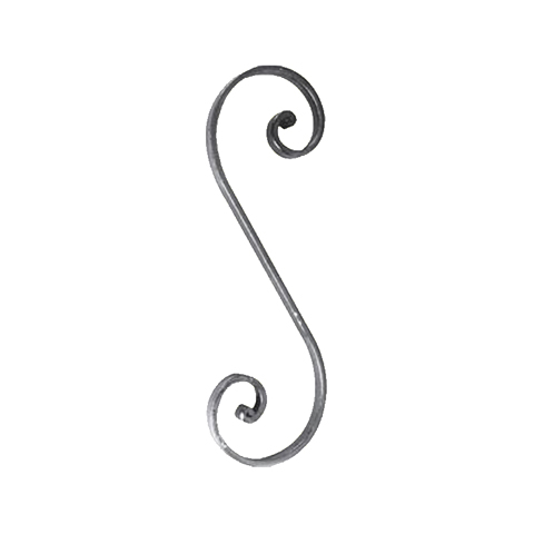 Volute noyaux en S H300mm 14x6mm FF2198 Volute Volute extrmit noyau FF2198