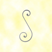 Volute noyaux en S H290mm 16x6mm
