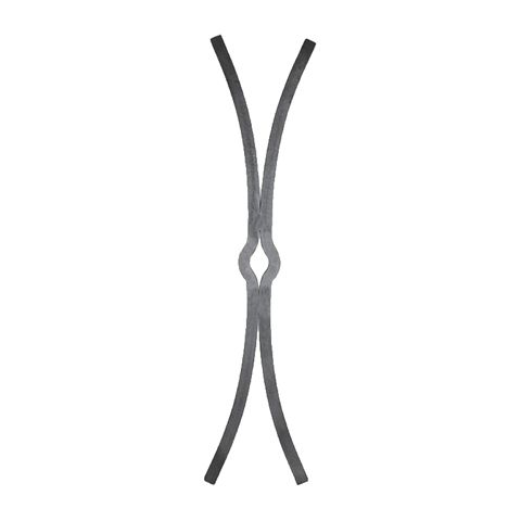 Tirant acier H900x230mm 25x25mm FG2351 Clef de tirant Tirant D30 FG2351