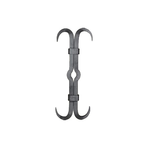 Tirant acier H650x300mm 30x30mm FG2352 Clef de tirant Tirant D30 FG2352