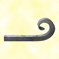 Crosse forge H250mm 25x25mm