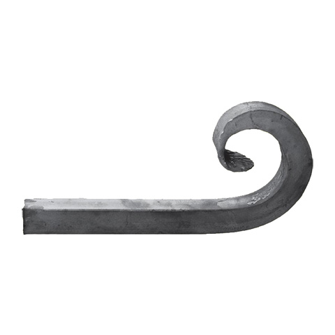 Crosse forge H250mm 25x25mm FG2354 Crosse Grande section FG2354