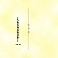 Balustre torsad H900mm 12x12mm