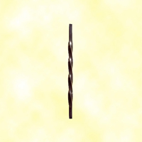 Balustre torsad H350mm 12x12mm