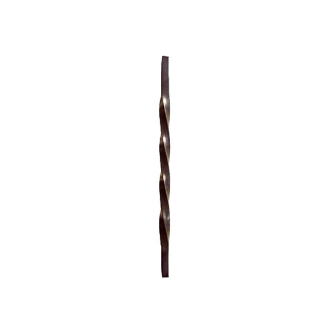 Balustre torsad H350mm 12x12mm FG2532 Balustre Acier torsad FG2532