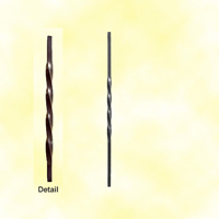 Balustre torsad H470mm 12x12mm