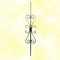 Balustre assembl H900mm 12x12mm