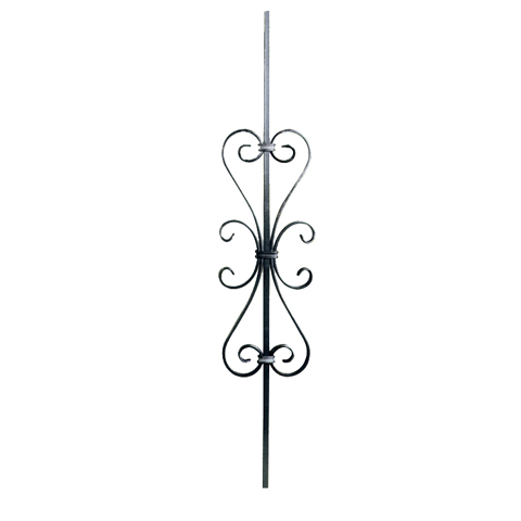 Balustre assembl H900mm 12x12mm FG2555 Balustre Acier assembl FG2555