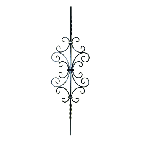 Balustre assembl H900mm 12x12mm FG2556 Balustre Acier assembl FG2556