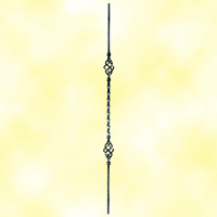 Balustre pigne H950mm 12x12mm