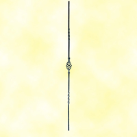 Balustre pigne H900mm 12x12mm