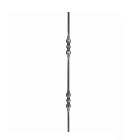 Balustre forg H900mm 14x14mm FG2566 Balustre Acier forg FG2566