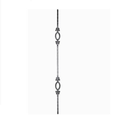 Balustre martel H950mm 14x14 FG2575 Balustre Acier martel FG2575