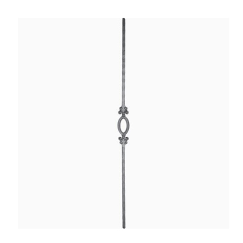 Balustre martel H950mm 14x14mm FG2576 Balustre Acier martel FG2576