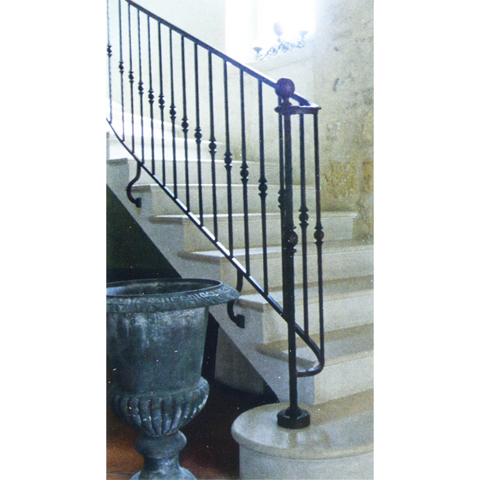 Balustre forg H1000mm 14x14mm FG2578 Balustre Acier martel FG2578