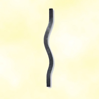 Balustre ondul H350mm 14x14mm