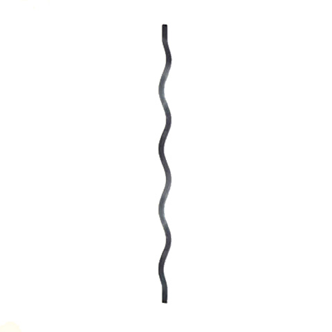 Balustre ondul H1050mm 14x14mm FG2641 Balustre Acier ondul FG2641
