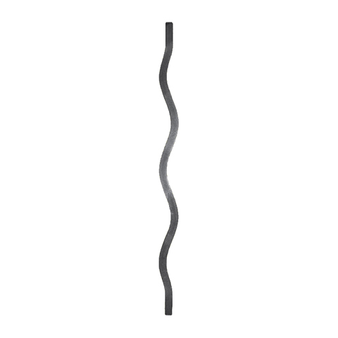 Balustre ondul H850mm 12x12mm FG26424 Balustre Acier ondul FG26424
