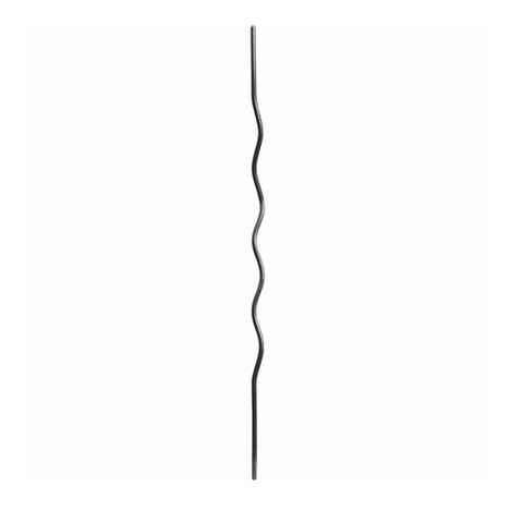 Balustre ondul H1100mm 12mm FG2645 Balustre Acier ondul FG2645