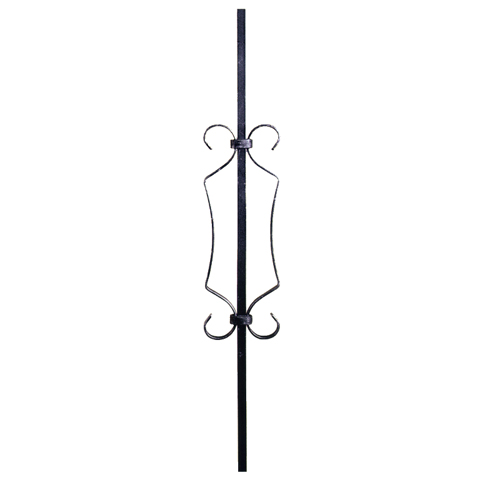 Balustre  motifs H900mm 12x12mm FG2659 Balustre Acier assembl FG2659
