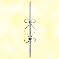 Balustre  motifs H900mm 12x12mm