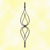 Balustre artdco H1000mm 2x10mm