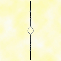Balustre artdco H1000mm 2x10mm