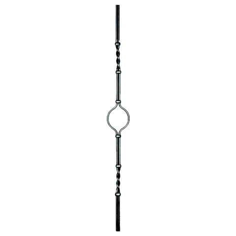 Balustre artdco H1000mm 2x10mm FG2667 Balustre Acier artdco FG2667