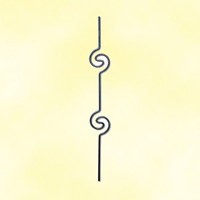Balustre art dco H990mm 12mm