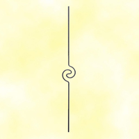 Balustre art dco H1200mm 12mm