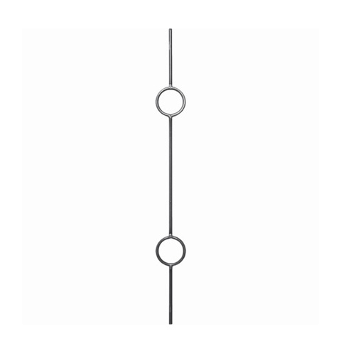 Balustre art dco H950mm 12mm FG2682 Balustre Acier artdco FG2682