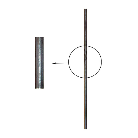 Balustre martel H1000mm  14mm FG2698 Balustre Acier droit FG2698