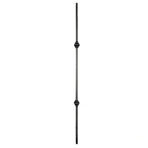 Balustre forg H1000mm 14x14mm FG2714 Balustre Acier forg FG2714