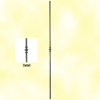Balustre forg 1 motif H1200mm 14mm