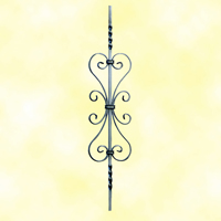 Balustre assembl H1000mm 14x14mm